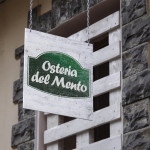 Insegna Osteria Del Mento